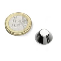 Cono magnetico Ø 15/8 mm, altezza 6 mm