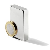 Parallélépipède magnétique 50 x 25 x 10 mm