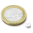 Disc magnet ? 5 mm, height 2 mm, neodymium, N40, nickel-plated