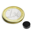 Disc magnet ? 8 mm, height 3 mm, neodymium, N45, epoxy coating