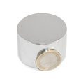 Disc magnet ? 45 mm, height 30 mm, neodymium, N45, nickel-plated