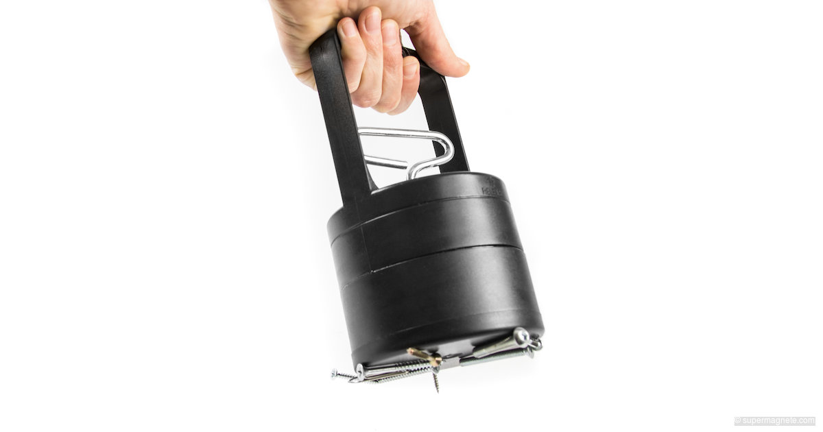 Magnetsammler / Magnetheber mit Abstreifer / Lösemechanismus - supermagnete