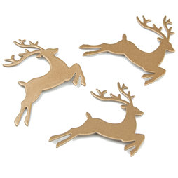 LIV-72, Deer, strong fridge magnets, set of 3