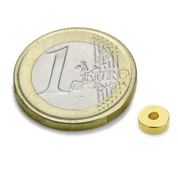 Ringmagnet Ø 6/2 mm, Höhe 2 mm