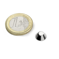 Cone magnet Ø 10/5 mm, height 4 mm