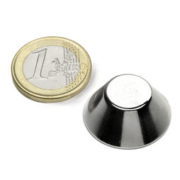 Konusmagnet Ø 25/13 mm, Höhe 10 mm