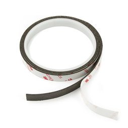 NMT-10-STIC/01m, Magnetic adhesive tape neodymium 10 mm, self-adhesive magnetic tape, extra-strong adhesive force, Roll at 1 m