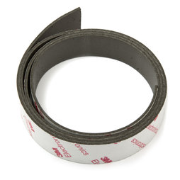 NMT-20-STIC/01m, Cinta magnética adhesiva neodimio 20 mm, cinta magnética autoadhesiva, fuerza de sujeción extrafuerte, rollo de 1 m
