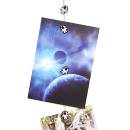 FL-11, Fotokoord astronaut 1${dec}5 m, met ophanglus en stalen gewicht, incl. 8 magneten