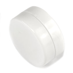 M-DISC-02/white, Schijfmagneten met kunststof ommanteling Ø 13,4 mm, 5 stuks per set, wit