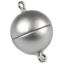 SV-ES-15, Sieraadsluiting magnetisch rond groot, voor kettingen / armbanden, Ø 15 mm