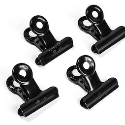 LIV-100, Magnetklammern klein, schwarz, 4er-Set