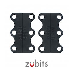M-ZUB-01/black, Zubits® S, magnetische Schuhbinder, für Kinder & Senioren, schwarz