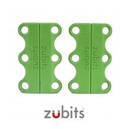 M-ZUB-01/green, Zubits® S, magnetische Schuhbinder, für Kinder & Senioren, grün