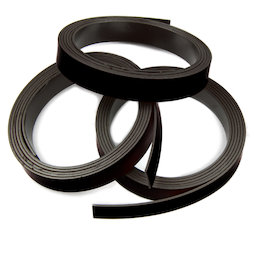MT-10/black, Farbiges Magnetband 10 mm, zum selber Beschriften und Zuschneiden, Rollen à 1 m, schwarz