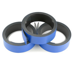 MT-20/blue, Nastro magnetico colorato 20 mm, da scrivere e tagliare, rotoli da 1 m, blu