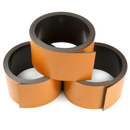 MT-30/orange, Cinta magnética de colores 30 mm, para rotular y cortar, rollos de 1 m, naranja