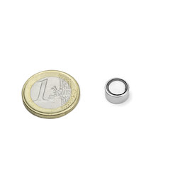 FGN-10, Topfmagnet zum Einkleben, Ø 10 mm
