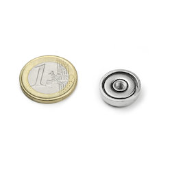 ITN-16, Topfmagnet mit Innengewinde M4, Ø 16 mm
