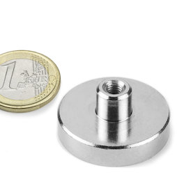 TCN-32, Topfmagnet mit Gewindebuchse Ø 32 mm, Gewinde M5