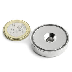 CSN-32, Topfmagnet mit Senkbohrung, Ø 32 mm, Haftkraft ca. 30 kg
