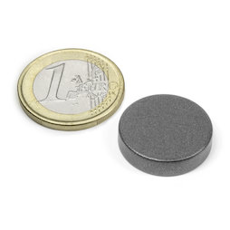 S-20-05-T, Disc magnet Ø 20 mm, height 5 mm, neodymium, N42, teflon-coated