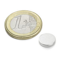 Disc magnet Ø 10 mm, height 2 mm
