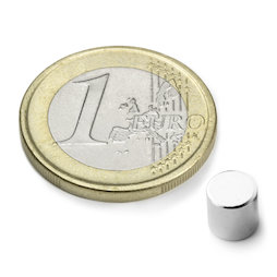 Disc magnet Ø 6 mm, height 6 mm