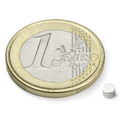Disc magnet Ø 3 mm, height 3 mm
