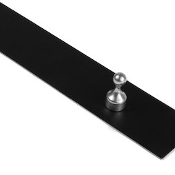 MB-18/black, Magnetleiste selbstklebend 50 cm, selbstklebender Haftgrund für Magnete, aus Metall, schwarz