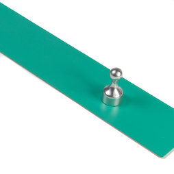 MB-18/green, Magnetleiste selbstklebend 50 cm, selbstklebender Haftgrund für Magnete, aus Metall, grün