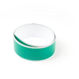 M-FERROTAPE/1m, Metaalband zelfklevend wit, zelfklevende hechtoppervlak voor magneten, rollen à 1 m / 5 m / 25 m, rol à 1 m
