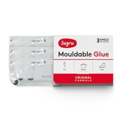 SUG-03/white, Sugru pak 3 stuks, vormbare kleefmassa, wit, pakjes van 5 g elk