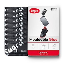 SUG-08, Sugru pacco da 8, colla modellabile, in diversi colori, confezioni da 5 g ciascuna