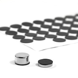M-SIL-15, Silikonscheiben Ø 15 mm, selbstklebend, 60 Stück pro Set