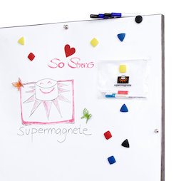 FS-100500MWBM, Whiteboardfolie ferromagnetisch, idealer Haftgrund für Magnete, Rolle à 1 x 5 m