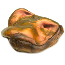 M-PUTTY-IRIS/lava, Intelligent putty 'Super-Lava', soort 'Flip-Flop', oranje-goud-zwart