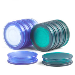 M-OF-BRD25, Blackboard magnets round, neodymium magnets with plastic cap, Adhesive on both sides