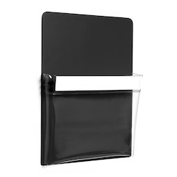 MP-A4/black, Magnettasche schwarz A4, für Büro und Werkstatt, Format A4