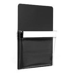 MP-A5/black, Funda magnética negra A5, para oficinas y talleres, formato A5