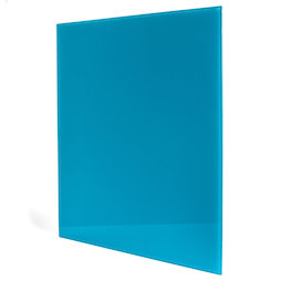 GMBB-4550/turq, Panel de notas cristal cuadrado, 45 x 50 cm, en diferentes colores