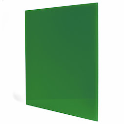 GMBB-4550/green, Pizarra magnética de cristal cuadrada, 45 x 50 cm, en diferentes colores