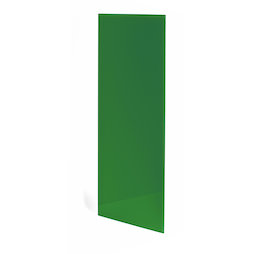 GMBB-2060/green, Glas-Memoboard rechteckig, 20 x 60 cm, in verschiedenen Farben, grün