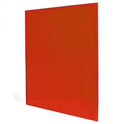 GMBB-4550/red, Pizarra magnética de cristal cuadrada, 45 x 50 cm, en diferentes colores