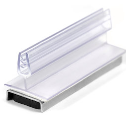 SF-MGS-03, Schilderhalter magnetisch, mit vertikalem, nach oben gerichtetem Greifer, aus Kunststoff
