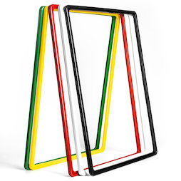 SF-FRM-A3, Cornice per poster A3, in plastica, con spigoli arrotondati, busta a U inclusa