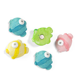 SALE-123, Peces globo, imanes decorativos con forma de peces, 5 uds.