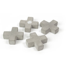 LIV-97/cross, Betonmagneten, kruizen, set van 4