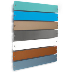 MB-16, Magnetic strip 35 cm, surface for magnets, to screw on, incl. 6 strong magnets