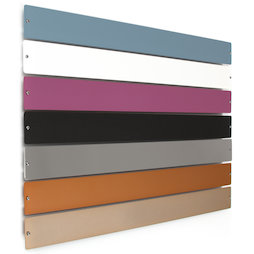 MB-17, Barra magnetica 70 cm, supporto per magneti, da avvitare, incl. 12 potenti magneti